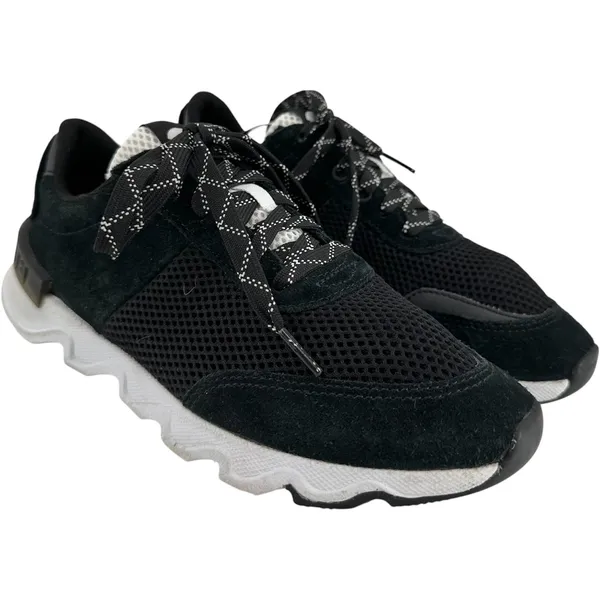 Sorel Kinetic Lite Lace Sneakers Suede Breathable Mesh Lace Up Black 8.5 - Image 2