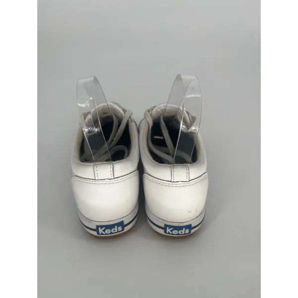 Keds Courty Leather Low Top‎ Sneaker Women 7 White Retro Y2K Classic Minimalist - Image 3