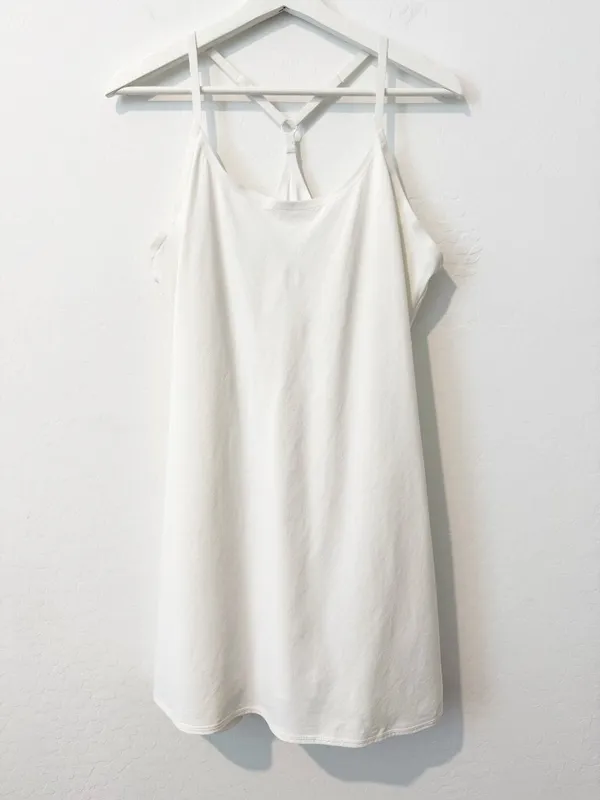 Outdoor Voices Dress Size Large White Exercise Athletic Tennis Prep Country Club - Image 2