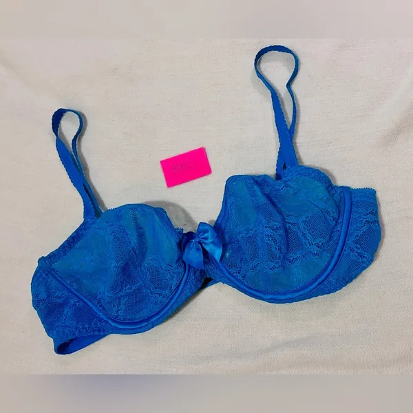 PASSIONATA BRA Lace Underwire 38 C striking blue! - Image 2