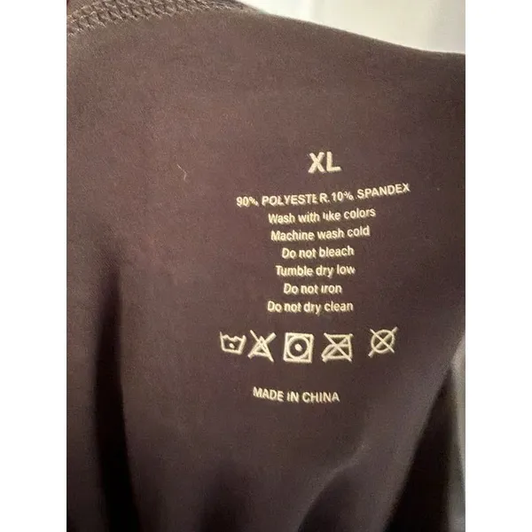 Maternity Leggings - Dark Gray - XL - Over Bump Full Panel - Image 2