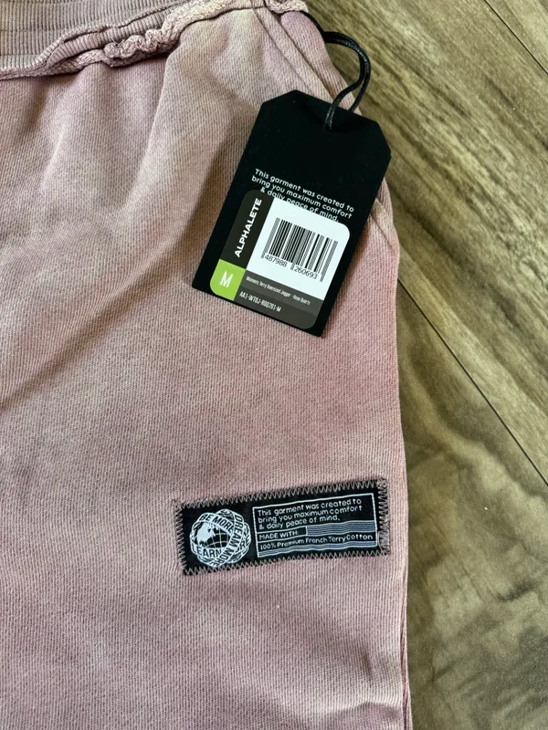 WOMEN'S Terry Oversized Jogger- Rose Quartz ,size Medium - Image 7