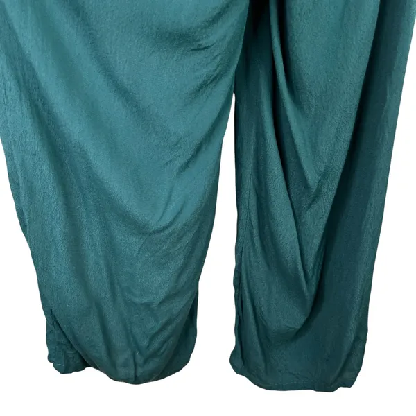 Lulus Moments That Last Hunter Green LS Cutout Jumpsuit XL - Image 5
