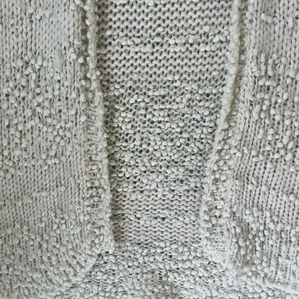 Billabong Designers Closet Womens Small Cozy Cardigan Nobby Cream Sweater - Image 9