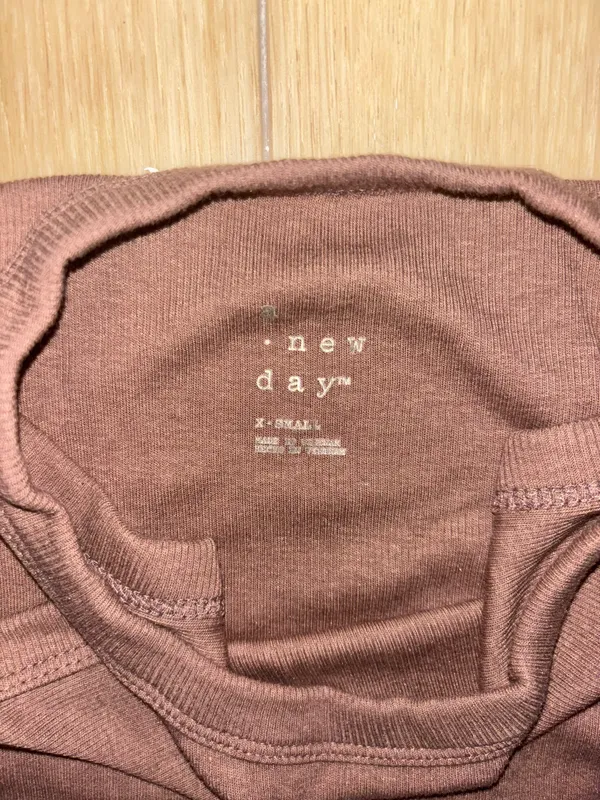 Brown Ribbed Tank Top - Image 2