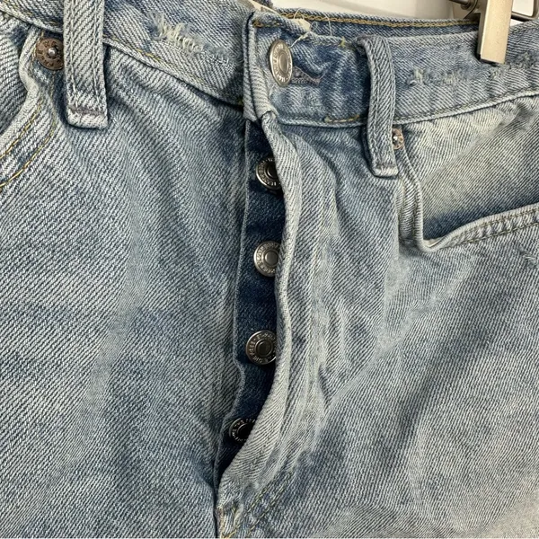 Free People Boho Shorts Size 27 Distressed Button Fly Summer Festival - Image 3