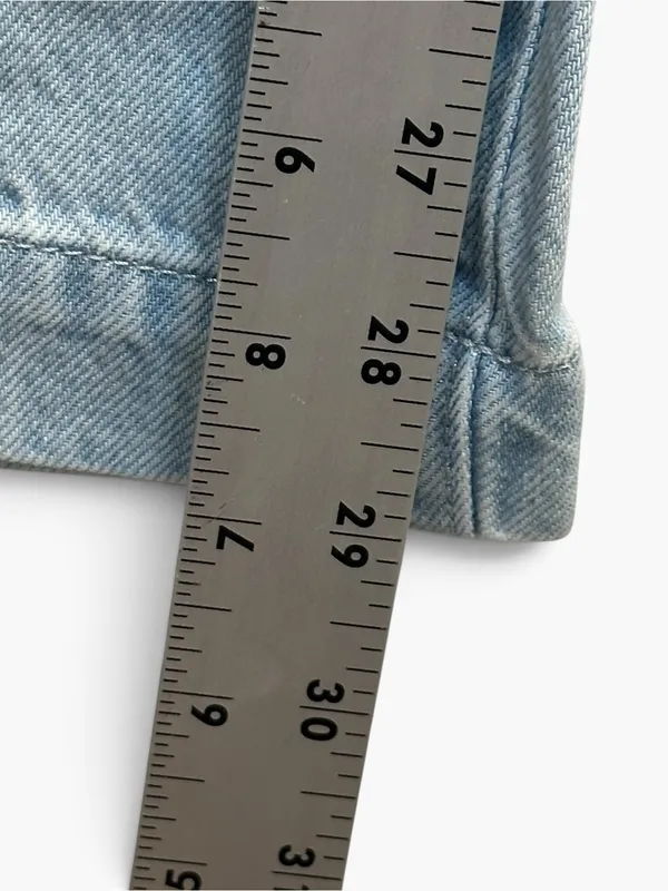 Madewell Curvy Harlow Wide-Leg Trouser Jeans W26 Light Wash NWT - Image 7