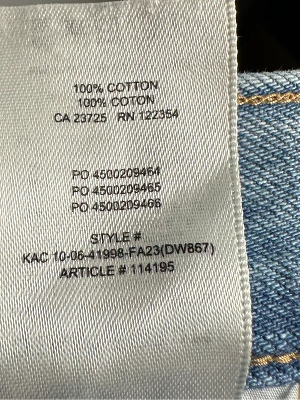 Aritzia Denim Forum 90s Millie Hi Rise Cargo Jeans 26 Blue‎ Wide Leg Y2K - Image 13