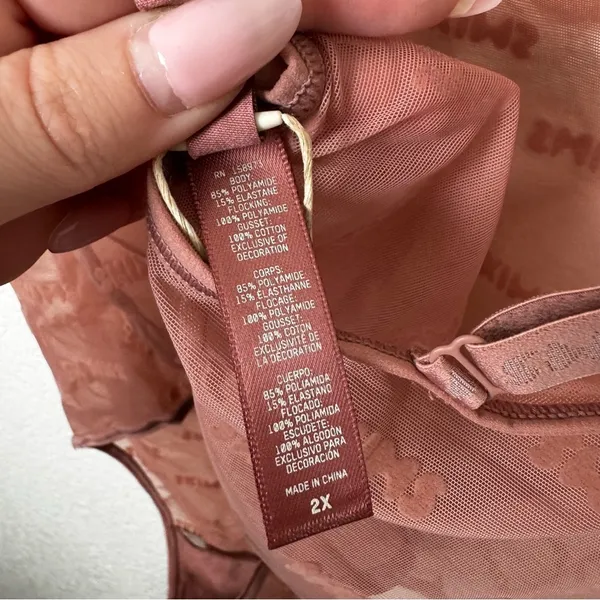 Skims After Hours Cami Bodysuit in Rose Clay Size 2X NWT - Image 6