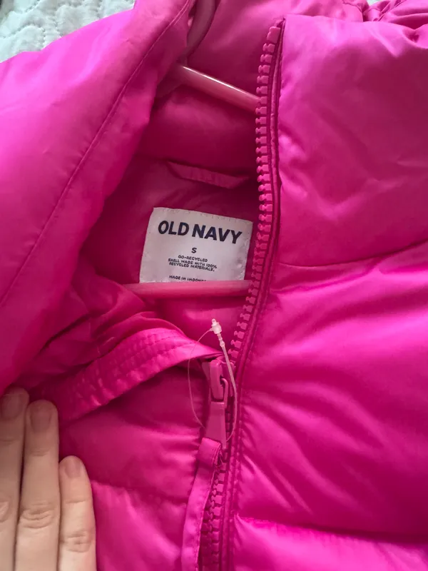 Old Navy Pink Puffer - Image 2