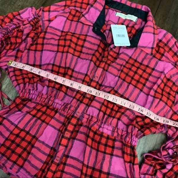 Free People New Plaid Shirt - Image 9