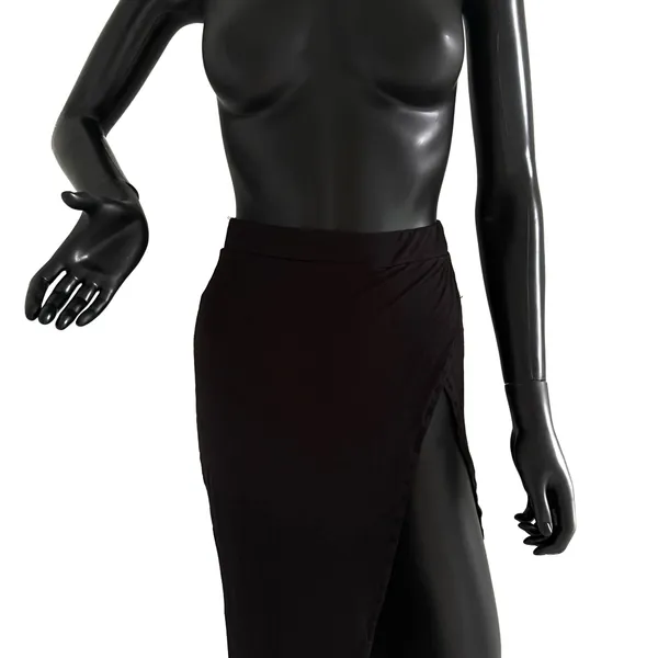 High Waist Maxi Skirt High Rise Split Skirt Beach Cover Up Casual Skirt Stretchy - Image 2