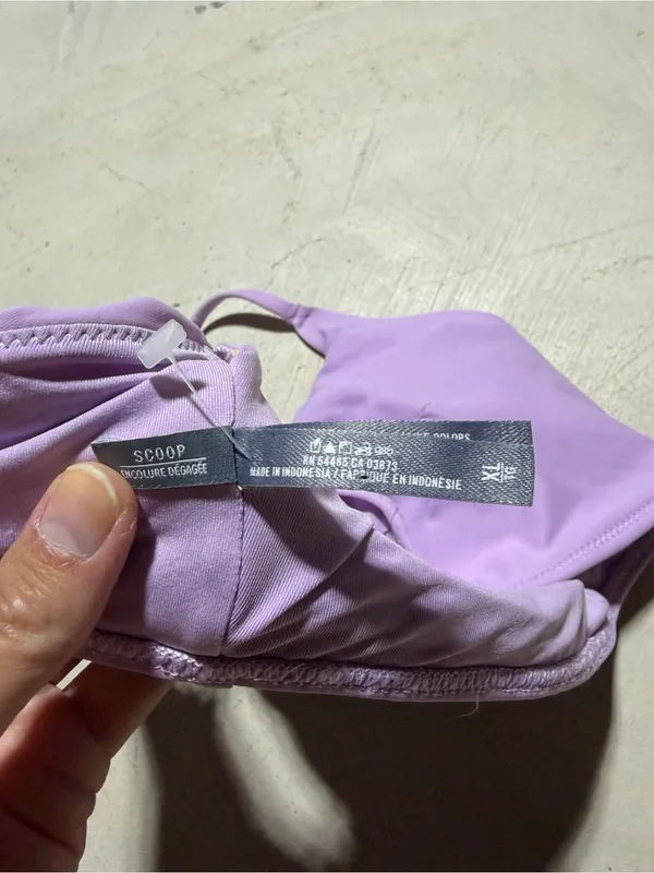 Aerie swim Lilac scoop bikini Top XL - Image 9
