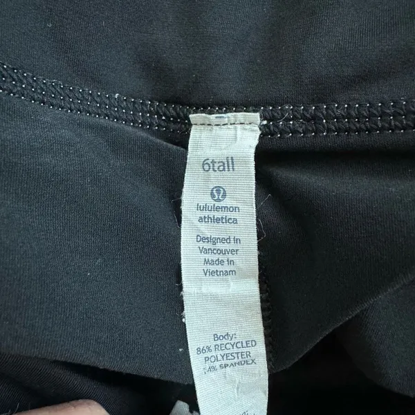 Lululemon Pace Rival Skirt Dottie Dash Grain Black Size 6 TALL Golf Tennis Small - Image 6