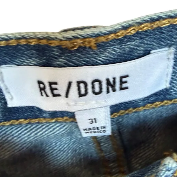 Re/done 90s High Rise Loose Jeans‎ Sz 31 - Image 7