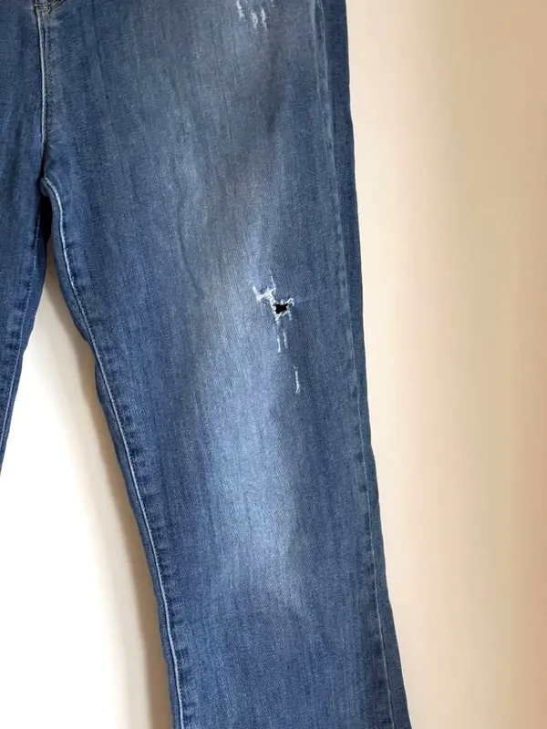 J Brand Distressed Bootcut Blue Jeans Size 28 x 34 - Image 4