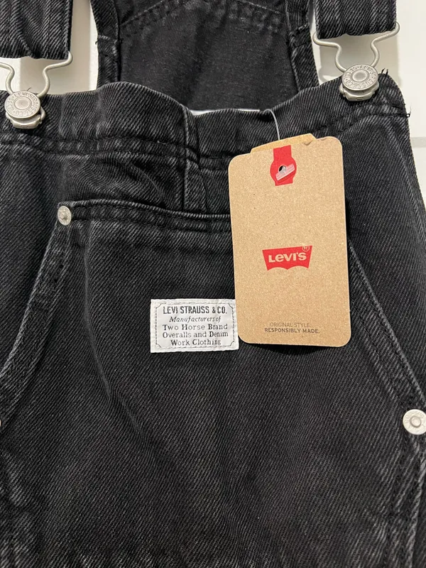 Levi’s Black Overalls - Image 4