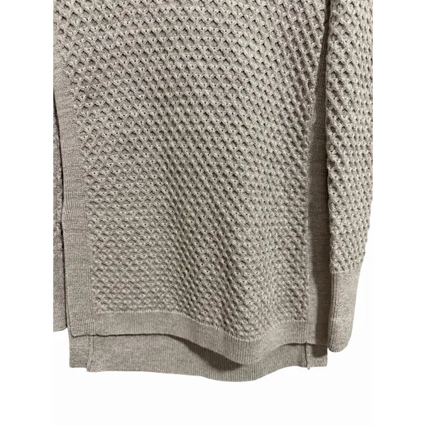 Athleta Honeycomb Tunic Sweater‎ Wool Blend Beige Women's Size Small - Image 5