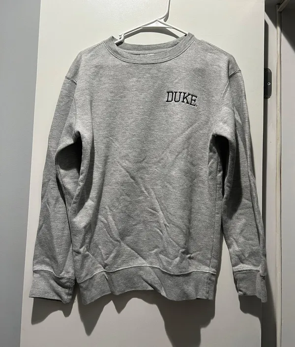 TRT CLASSIC Small Light Grey Duke Sweatshirt Gray - Image 2