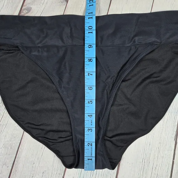 Aerie Black Bikini Bottom Swimsuit‎ Beachwear Size XXL - Image 10