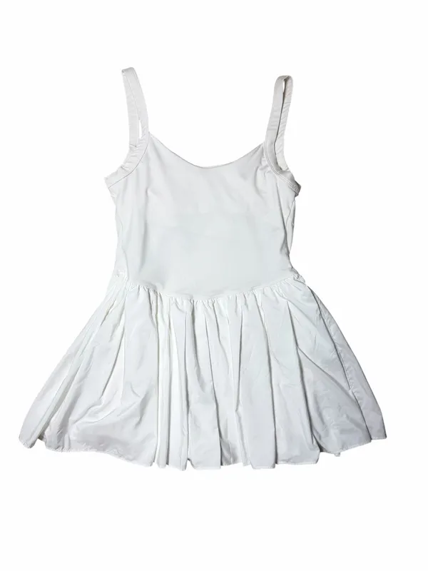 Free People Movement White Swing of Thing Tennis Dress Womens L - Image 8