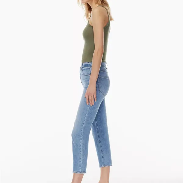 Denim Forum The Arlo Hi-Rise Straight Jean, size 25” - Image 3