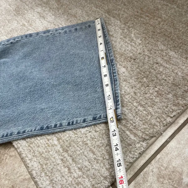 Habitual Womens Wide Leg High Rise Light Wash Denim Jeans Size 8/29 NEW boho - Image 9