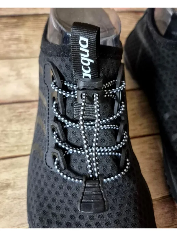 Racqua Black Water Shoes Quick Dry Barefoot Water Sport Beach Swim Size M 5 W 8 - Image 4