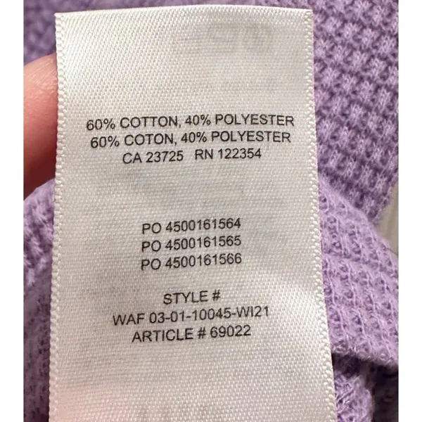 Aritzia TNA Purple Waffle Knit Tank Top - Image 6