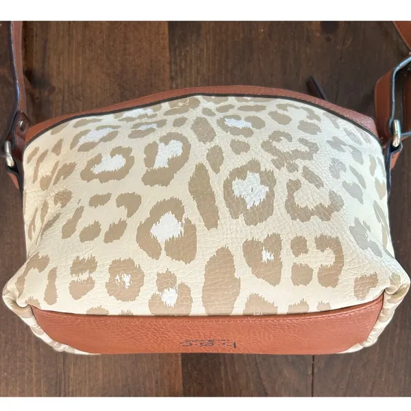 Born b.o.c.‎ Crossbody Bag Leopard Print Adjustable Strap Cheetah Purse Neutral - Image 7