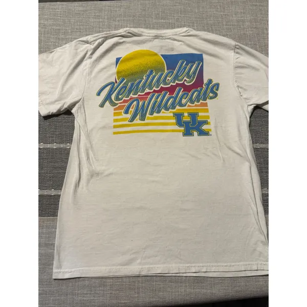 Fanatics White Kentucky Wildcats‎ T Shirt Womens Small UK Logo Graphic Tee - Image 5