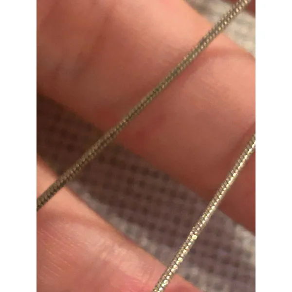 Lot a632 16.5 inch 925 sterling silver chain necklace - Image 2