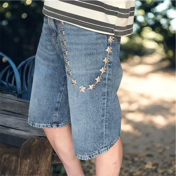 Star Pants Chain for Men Women,Jeans Chain,Keys Chain,Biker Wallet Chain,Streetwear Punk Hip Hop Unisex Style - Image 7