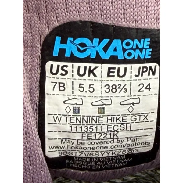 HOKA TenNine Hike GORE-TEX Womens Size 7 B Hiking Boots 1113511-ECSH - Image 10