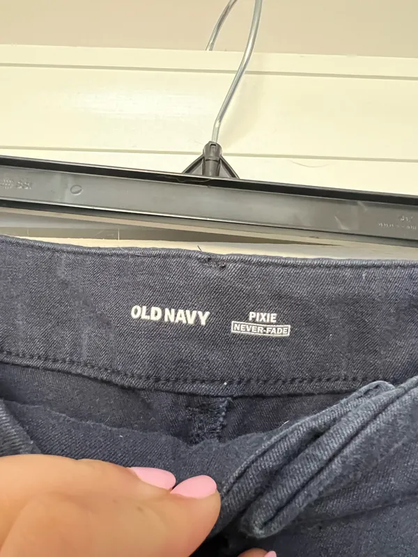 Old Navy Navy Pixie Pants - Image 3