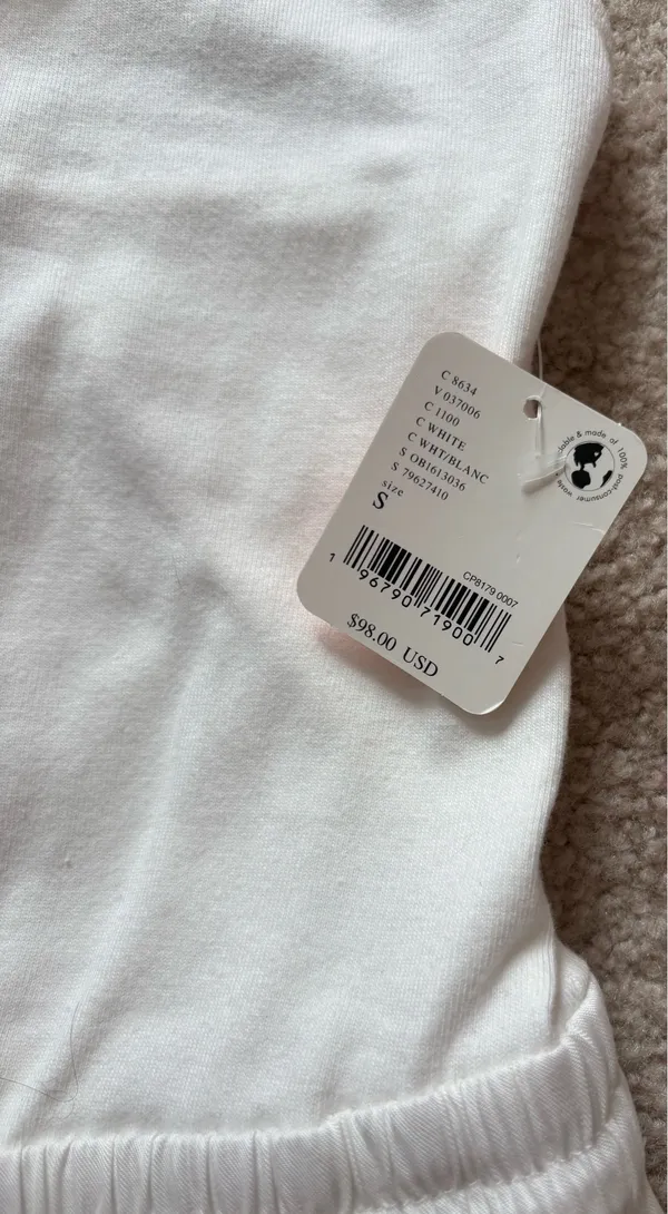 Free People Movement Prima Tiered Shortie Romper White Small - Image 3