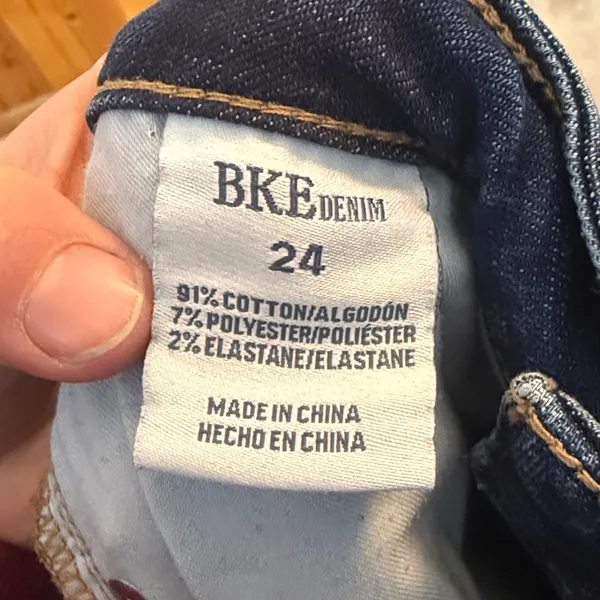 BKE Dark Blue Ankle Jeans Billie slim fit high rise jeans size 24 ankle skinny - Image 8