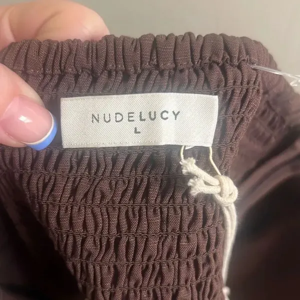 ✨Nude Lucy Serafin Bodice Espresso Sz Large Top✨ - Image 10