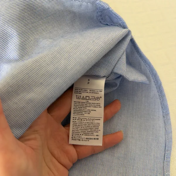 Banana Republic blue dress shirt Size S - Image 4