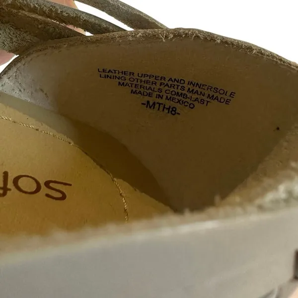 Softspots Trinidad Woven Leather White Huarache Flats Womens 6.5 Wide | New NWOT - Image 8