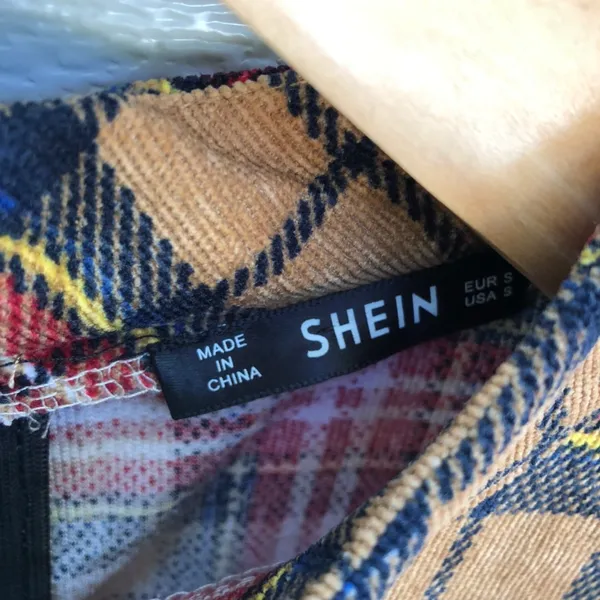 SheIn Holiday Plaid Dress - Image 5