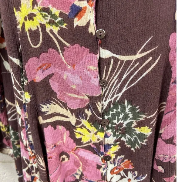 O’Neill Poppit Floral Brown Mini Dress size M - Image 5