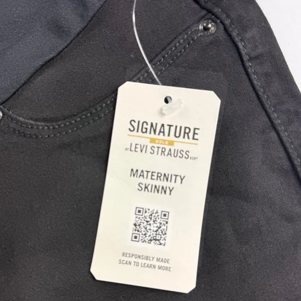 Levi's Gold Signature Maternity Jeans - Size Small - Image 6