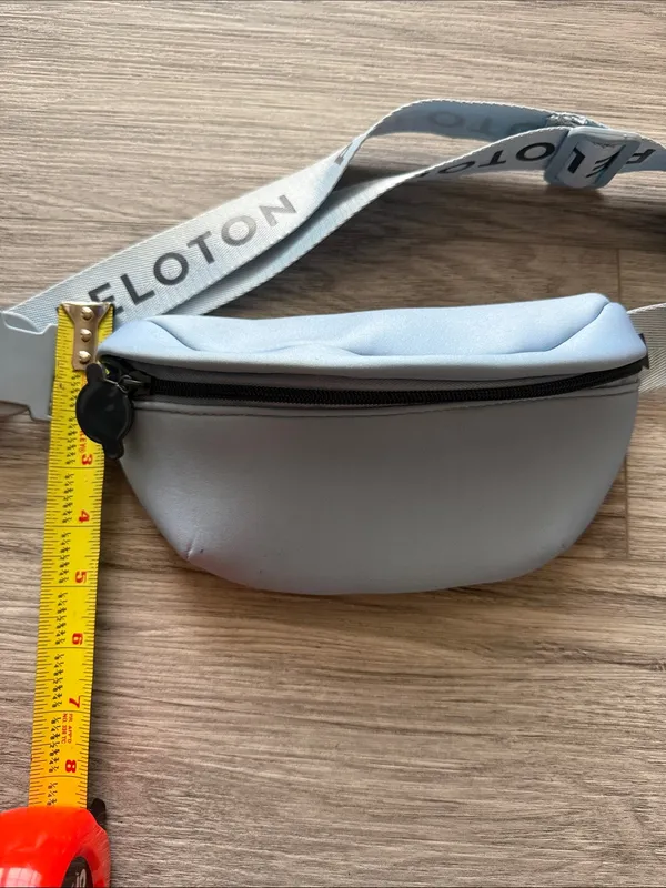 Peloton Pale Blue Belt Bag with Branded Strap - Image 5