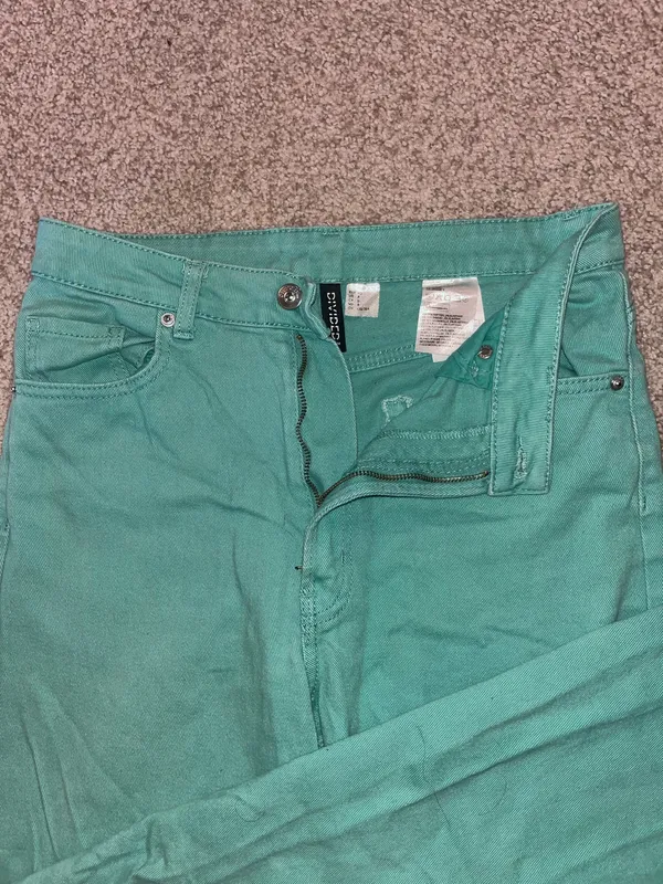 Green ZARA Pants - Image 2