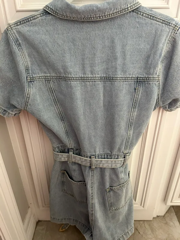 Denim Romper Blue - Image 2