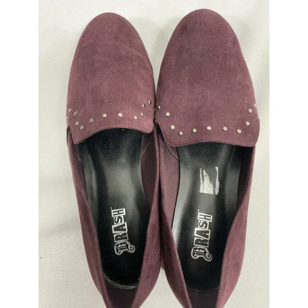 Womans Brash Slipon Loafers 7 W Purple Stud Accents NWOT - Image 5