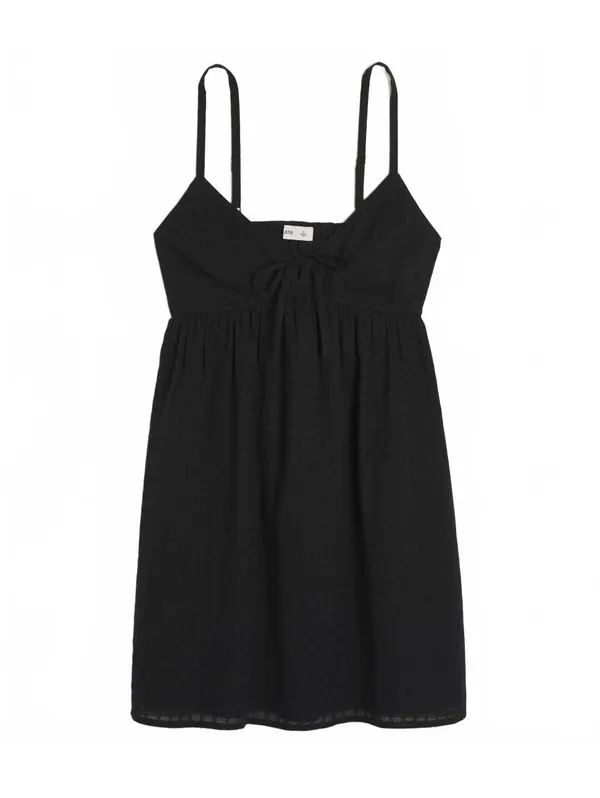 Hollister Babydoll Mini Dress NWT Black XXS Tall - Image 2