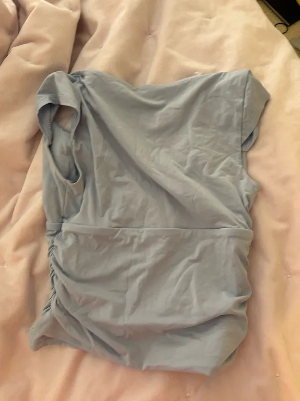 Abercrombie & Fitch light blue top - Image 2