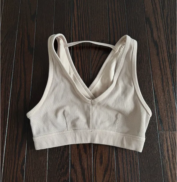 Alo Yoga Ribbed Bra - Image 2